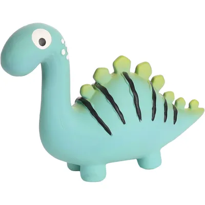 Flamingo - Jouet Dinosaure vert en latex  hauteur 13.5 cm pour chien