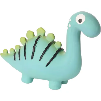 Flamingo - Jouet Dinosaure vert en latex  hauteur 13.5 cm pour chien