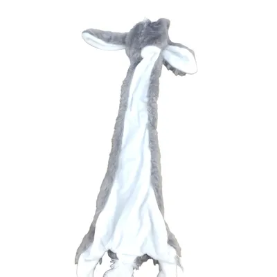 Flamingo - Jouet Lapin Alisa gris 55 cm pour chien