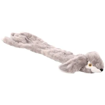Flamingo - Jouet Lapin Alisa gris 55 cm pour chien