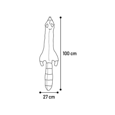 jeux Raton laveur gris 100 cm pour chien