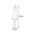 Flamingo - Jouet Raton laveur gris 100 cm pour chien