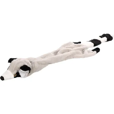 Flamingo - Jouet Raton laveur gris 100 cm pour chien