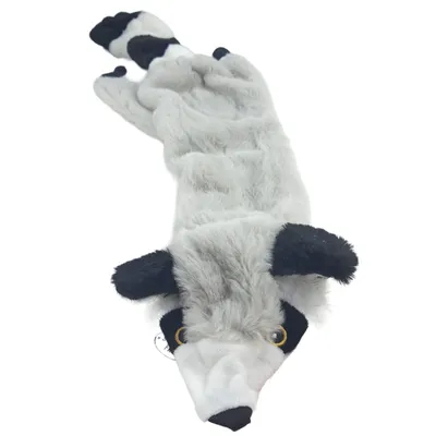 Flamingo - Jouet Raton laveur gris 100 cm pour chien