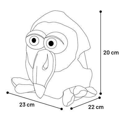 Jouet Flamant rose Snapz 20 cm pour chien