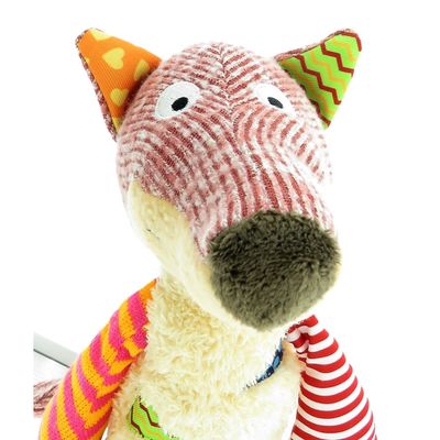 Peluche renard Vito 32 cm, jouet chien