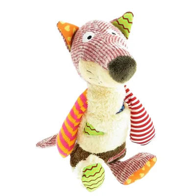 Peluche renard Vito 32 cm, jouet chien