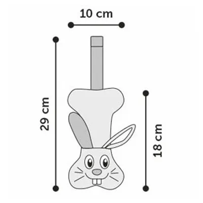 Jouet pour chien Lapin Tura 29 cm