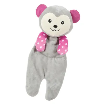 Peluche grise maxou bruissant debout 25 cm jouet pour chiots