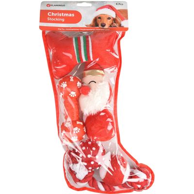 6 Jouets dans une chaussette pour Noël, jouet pour chien