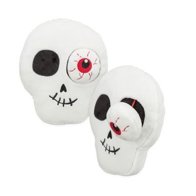 Tête de mort Halloween 19 cm jouet pour chien