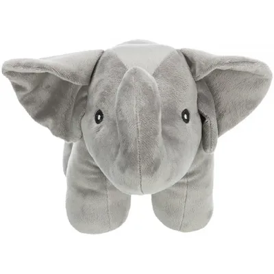 animallparadise - Peluche Eléphant, taille 36 cm. pour chien.