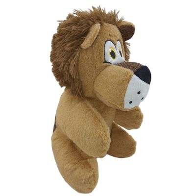 Peluche Henny Lion couleur brun 37cm jeux pour chien