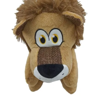 Peluche Henny Lion couleur brun 37cm jeux pour chien