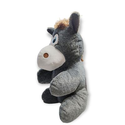 Peluche Henny Ane gris H40 cm pour chien