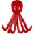 Flamingo - Jouet Noël Pulpa Poulpe Rouge 50 cm pour chien Flamingo - Jouet Noël Pulpa Poulpe Rouge 50 cm pour chien