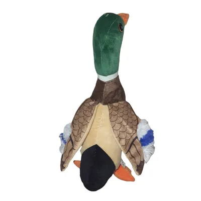 Flamingo - Peluche canard Paloma brun 33 cm, pour chien