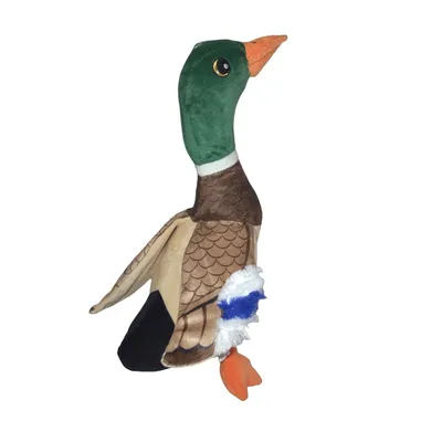 Flamingo - Peluche canard Paloma brun 33 cm, pour chien