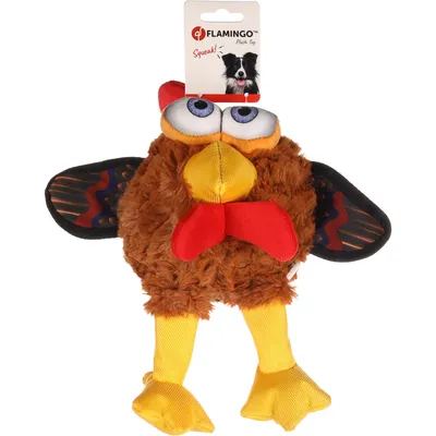 Flamingo - Jouet Poule eya  32 cm pour chien