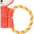 zolux - Peluche maxou corde 18 cm orange jouet pour chiots