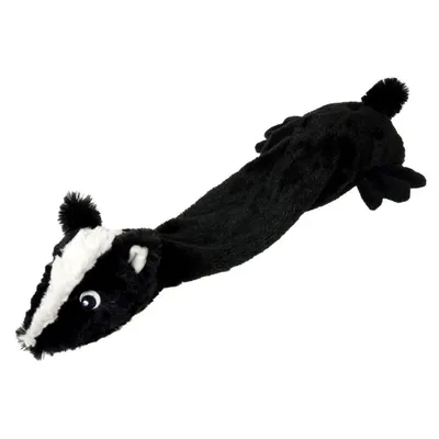 Peluche Mouffette Shaky 32 cm, jouet pour chien