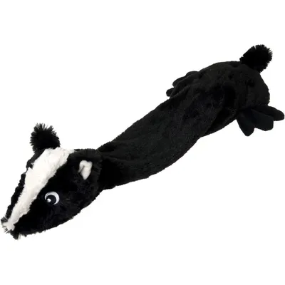 Peluche Mouffette Shaky 32 cm, jouet pour chien