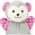 zolux - Peluche maxou gris doudou bruissant 19 cm jouet pour chiots