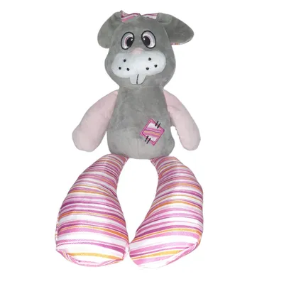 Flamingo - Peluche Lapin gris pieno 50 cm, pour chien