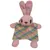 animallparadise - Jouet en peluche PUPPY XS Plaid rose  24 cm pour chiots