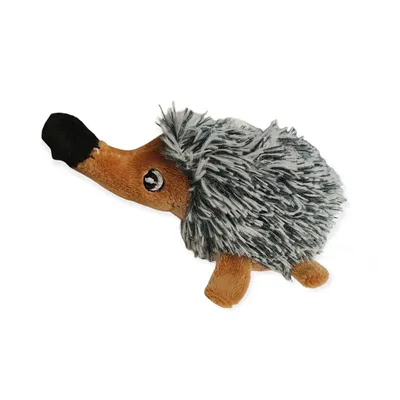 Hérisson bébé en peluche pour chiens taille 12cm
