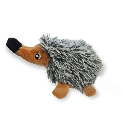 Hérisson bébé en peluche pour chiens taille 12cm