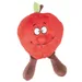 Flamingo - Peluche fruity Pomme , 24 cm pour chien.