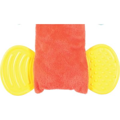 Peluche maxou orange dental 20 cm jouet pour chiots