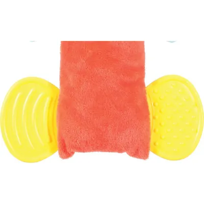 Peluche maxou orange dental 20 cm jouet pour chiots