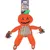 Flamingo - Jouet Bunut Citrouille Orange Halloween 32 x 30 cm pour chien