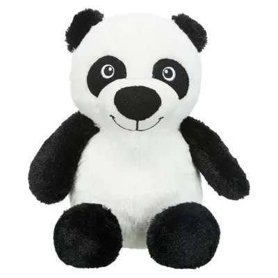 Peluche panda avec son pour chiens taille 26 cm.