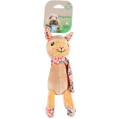 Lama debout Jouet peluche Chiquitos pour chien