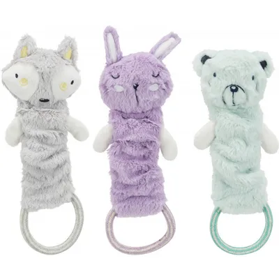 Jouet peluche junior extensible  33 cm, couleurs aléatoires. pour chien.