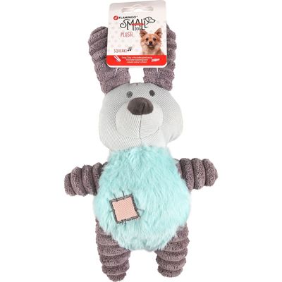 Peluche  junior dog,  lapin vert, 27 cm, pour chien