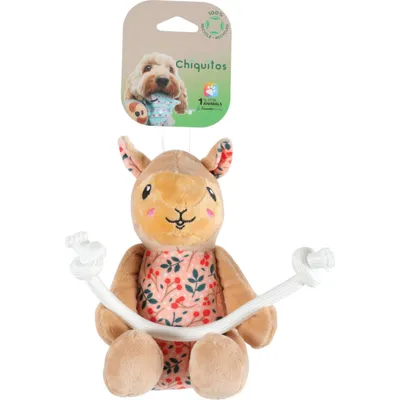 zolux - Lama corde Jouet peluche Chiquitos pour chien