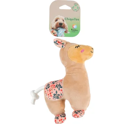 zolux - Lama dormeur Jouet peluche Chiquitos pour chien