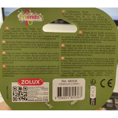 Girafe Olaf L Jouet sonore pour grands chiens