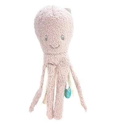 Jouet en tissu Poulpe rose 33 cm tufflove pour chien