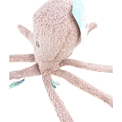 Flamingo - Jouet en tissu Poulpe rose 33 cm tufflove pour chien