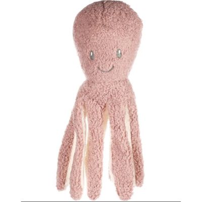 Jouet en tissu Poulpe rose 33 cm tufflove pour chien