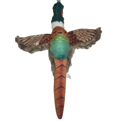 Peluche Faisan Paloma brun 45 cm, pour chien