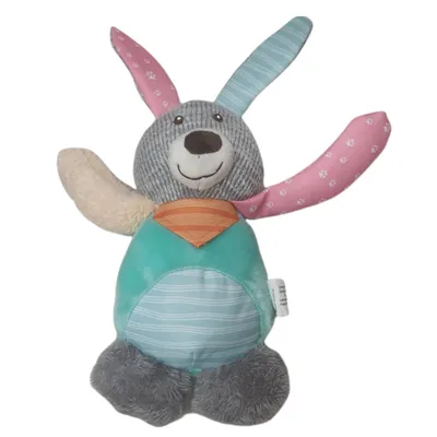 zolux - Jouet peluche crazy jojo lapin pour chien