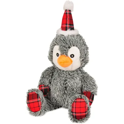 Flamingo - Pingouin Noël peluche 43 cm avec Os en corde , jouet pour chien
