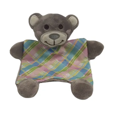 animallparadise - Jouet en peluche PUPPY XS Plaid gris  24 cm pour chiots