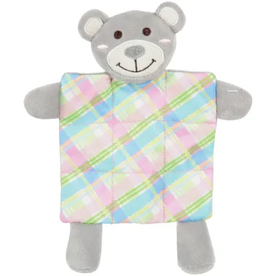 animallparadise - Jouet en peluche PUPPY XS Plaid gris 24 cm pour chiots animallparadise - Jouet en peluche PUPPY XS Plaid gris 24 cm pour chiots